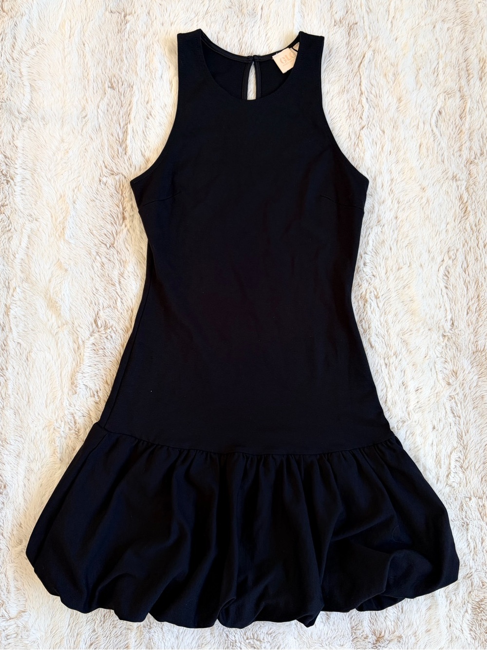 🖤 Bubble Hem GLG Mini Dress Y2K Drop Waist Balletcore Coquette Going Out